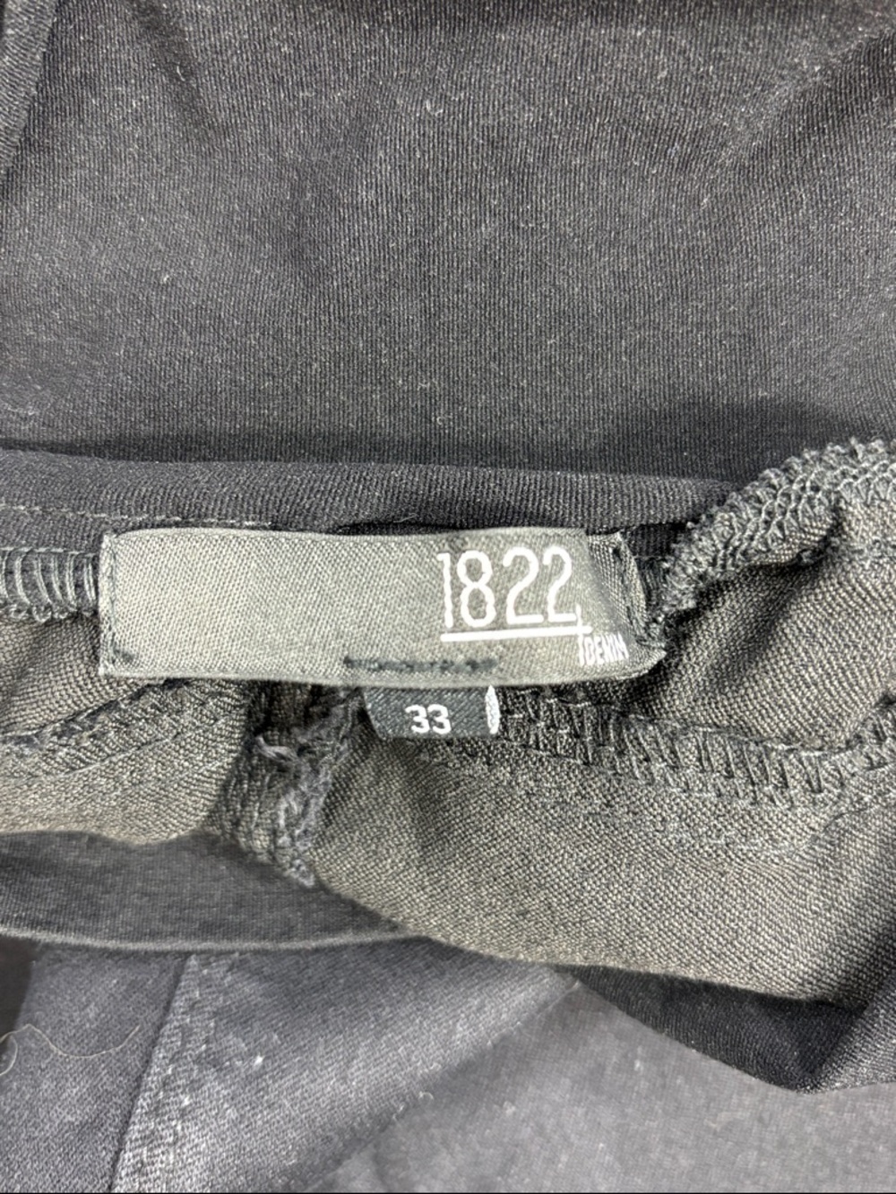 1822 Butter Denim Black Maternity Super Slim Ankle Pants - size 33 NWT - Picture 4 of 8